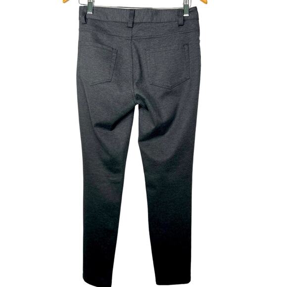 Andrew Marc Chino Dress Pants Women's Dark Gray Black Blend Stretch Mid Size 4 - Picture 2 of 9
